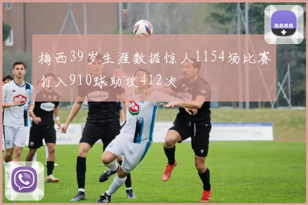 梅西39岁生涯数据惊人1154场比赛打入910球助攻412次